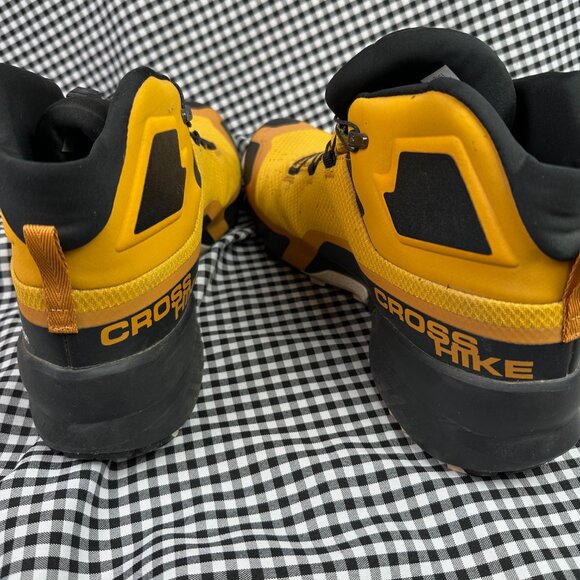 Salomon Cross Hike Mid GTX Boot Hiking Gorpcore Yellow Black Men's 12 - Picture 4 of 7